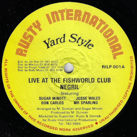 Live At The Fishworld Club Negril Jamaica