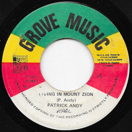 Living In Mount Zion / Ver