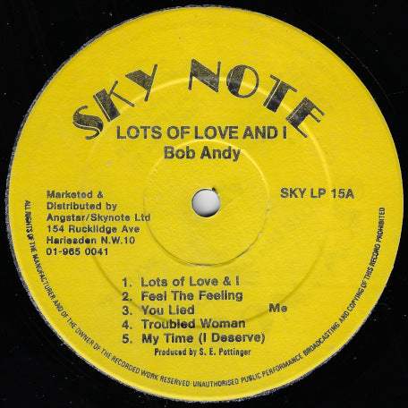 Lots Of Love And I