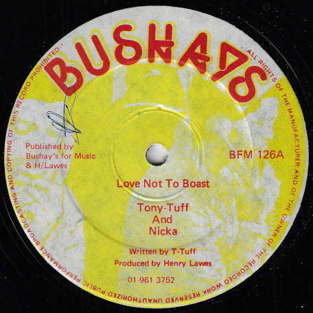 Love Not To Boast / Boasty Dub