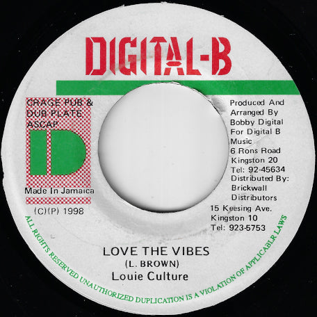 Love The Vibes / Ver