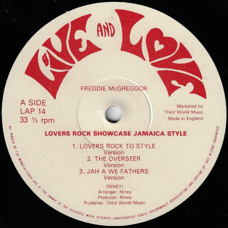 Lovers Rock Showcase Jamaica Style