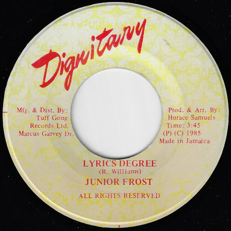 Lyrics Degree / Ver