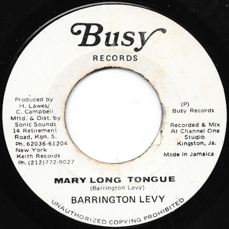 Mary Long Tongue / Ver
