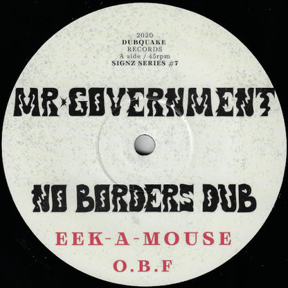 Mr Government / No Borders Dub / Dub The Government