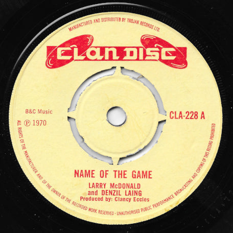 Name Of The Game / Holly Ver