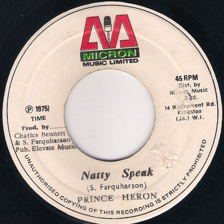 Natty Speak / Ver