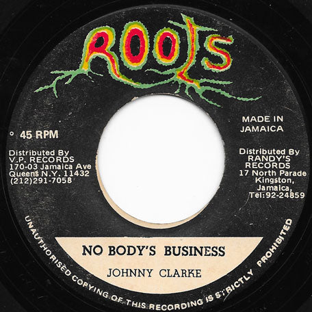 Nobodys Business / Dub
