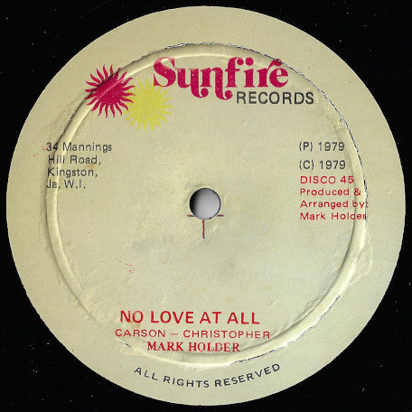 No Love At All / Rest Your Love On Me