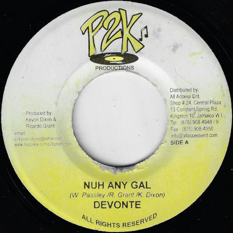 Nuh Any Gal / The Culture Riddim