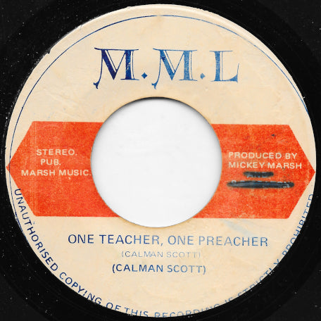 One Teacher One Preacher / One Dub