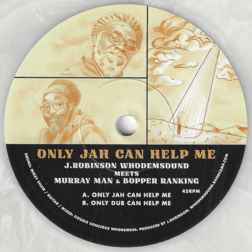 WHITE VINYL Only Jah Can Help Me / Ver