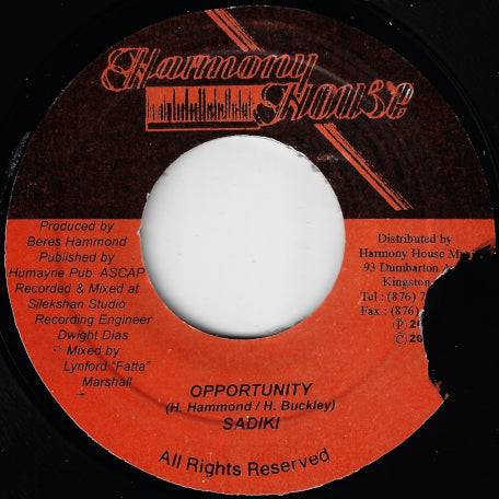 Opportunity / Rhythm