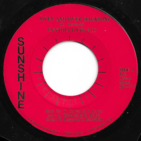 Over And Over (Jackson) / Dub