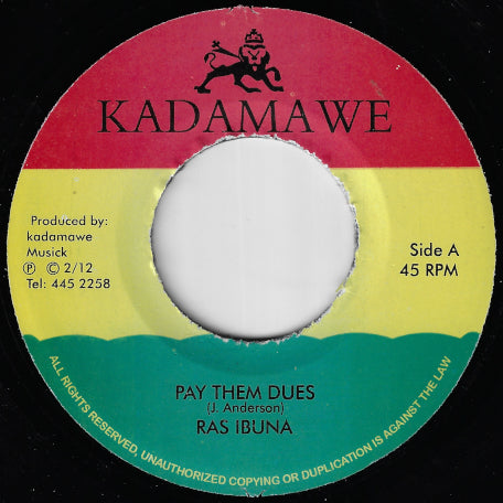 Pay Them Dues / Ver
