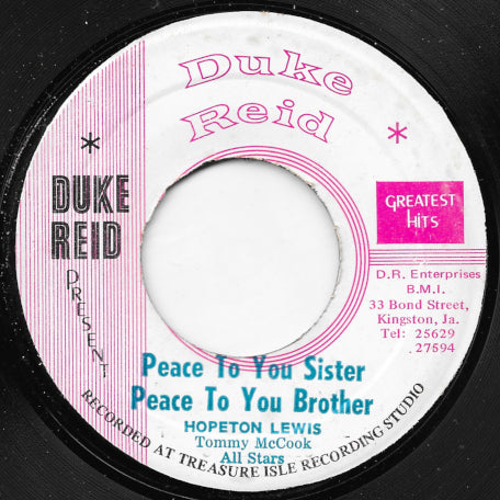 Peace To You Sister Peace To You Brother / Ver