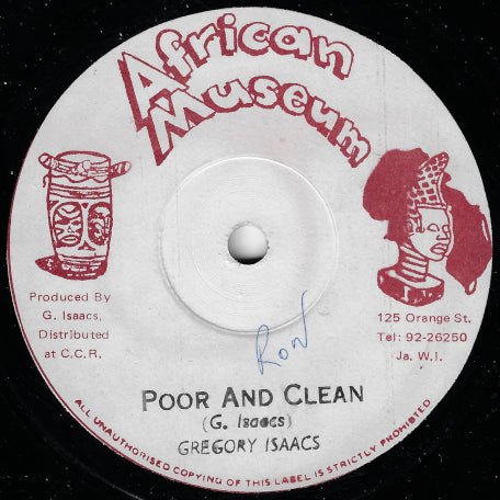 Poor And Clean / Dub Wise