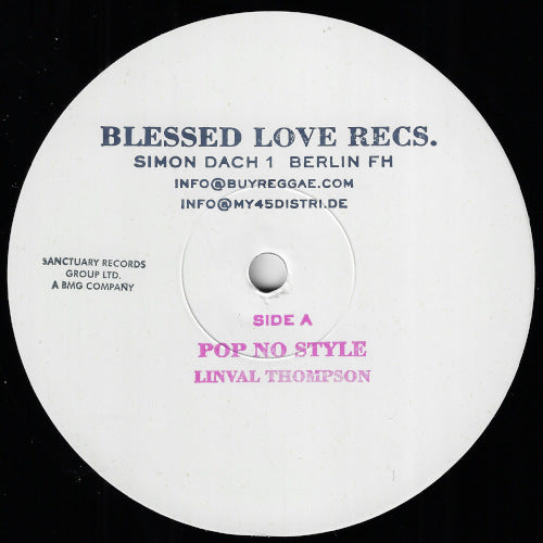 Pop No Style (Extended) / Second Hand Girl