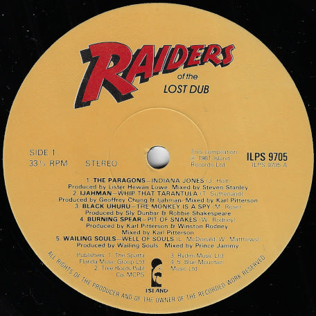 Raiders Of The Lost Dub