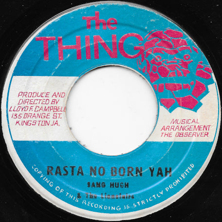 Rasta No Born Ya / Sound Track Ver