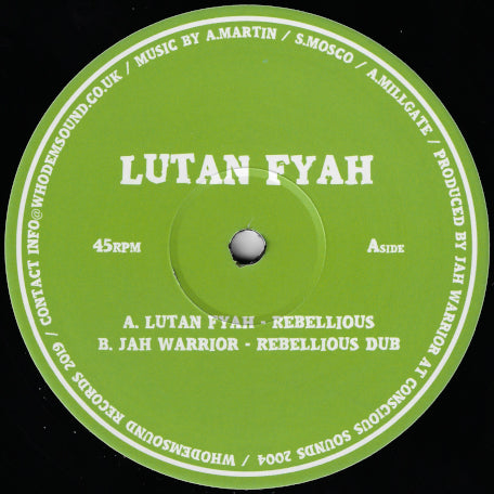 Rebellious / Rebellious Dub