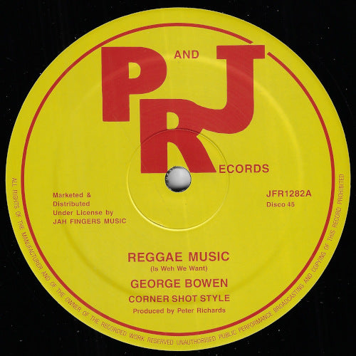 Reggae Music (Is Weh We Want) / Corner Shot Style / Reggae Music Gone Clear