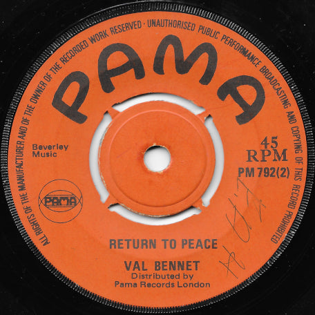 Return To Peace / Birth Control
