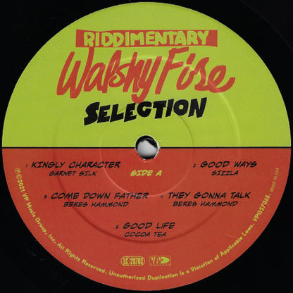 RIDDIMENTARY SELECTION Walshy Fire