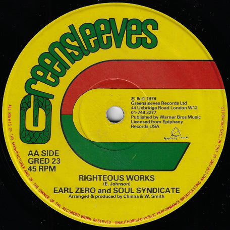City Of The Wicked / Righteous Works