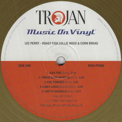 Roast Fish, Collie Weed And Corn Bread