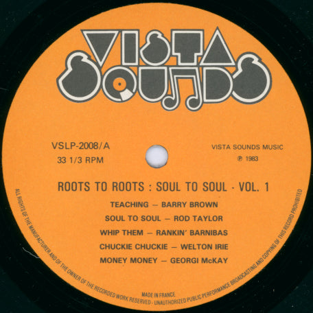 Roots To Roots Soul To Soul Vol 1