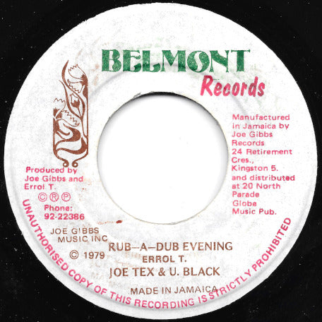 Rub A Dub Evening / Friday Evening Ver