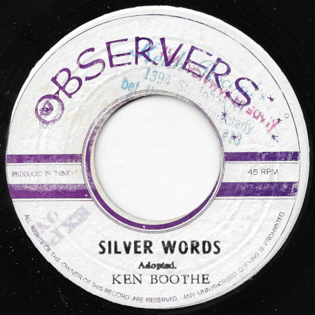 Silver Words / Rasta God