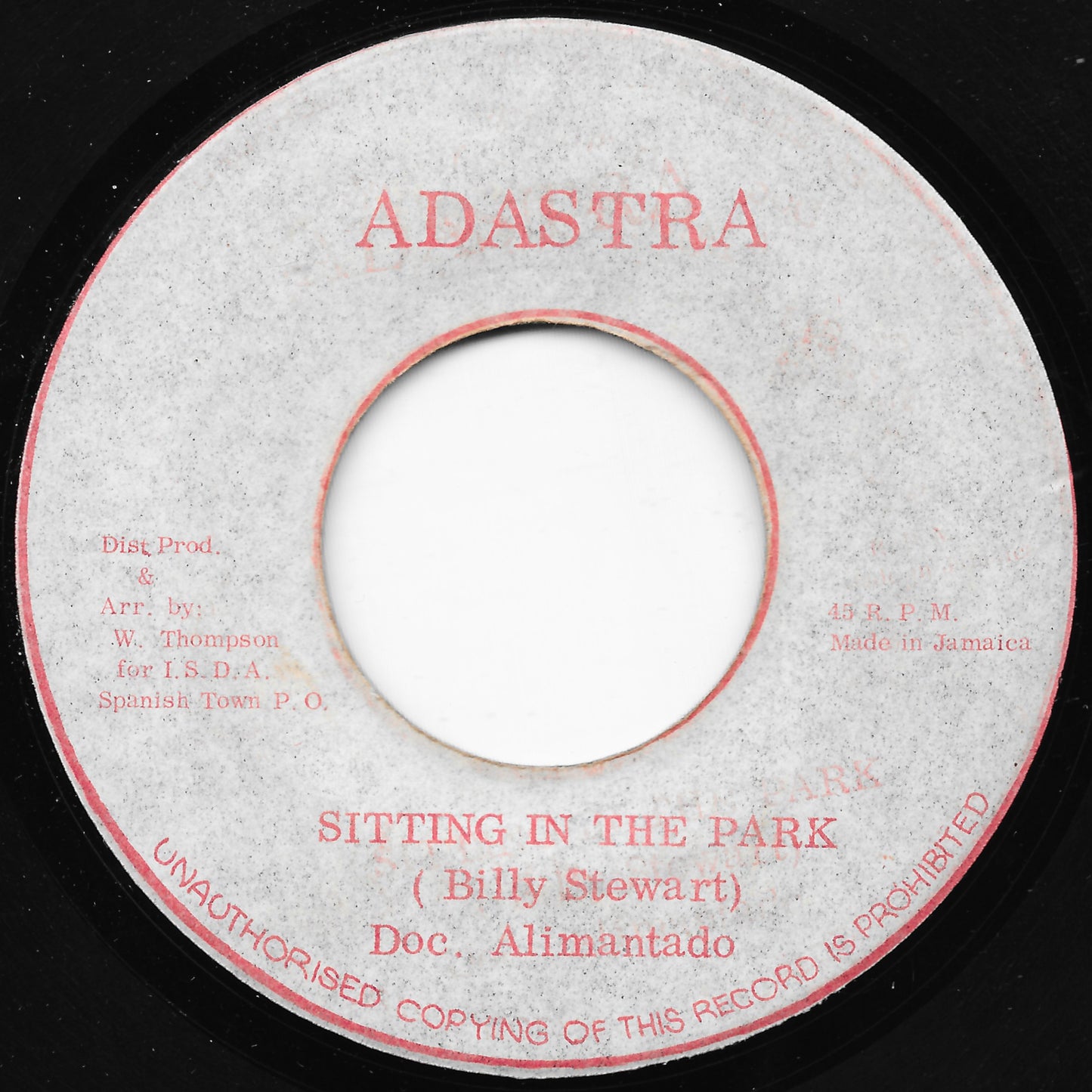 Sitting In The Park / Victoria Park Dub