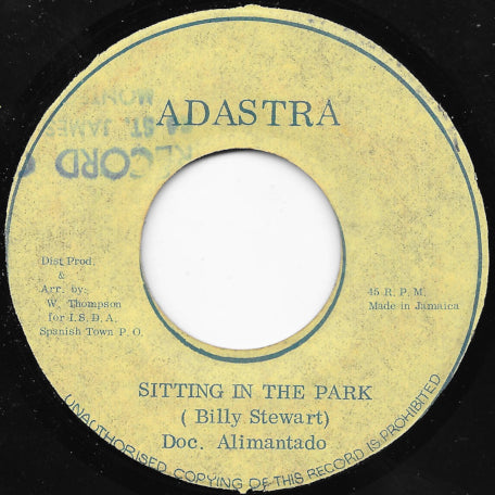 Sitting In The Park / Victoria Park
