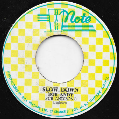 Slow Down / Slow Dub