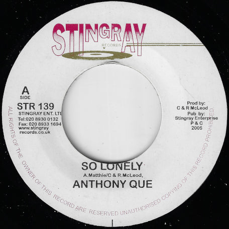 So Lonely / More Strength Ver