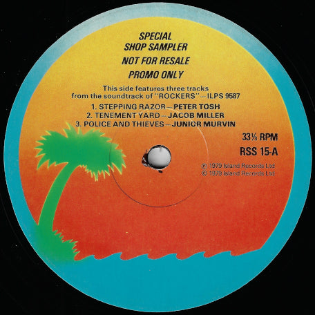 SPECIAL SHOP SAMPLER Stepping Razor / Tenement Yard / Police And Thieves / Typical Girls / Vibrate On / John Public