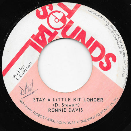 Stay A Little Longer / Longer Rhythm