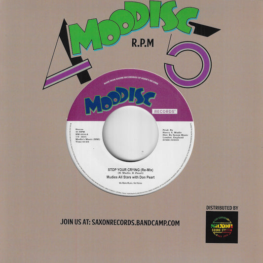 Stop Your Crying (Remix) / Mudie's Groove (Remix)