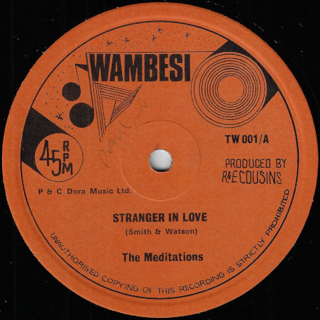 Stranger In Love / Unity