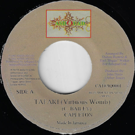 Tafari / Work Rhythm Dub