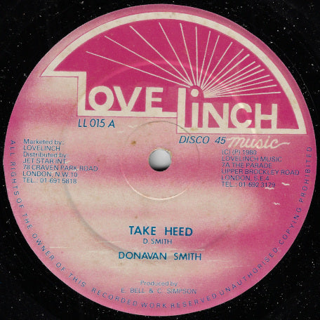 Take Heed / Heed Dub