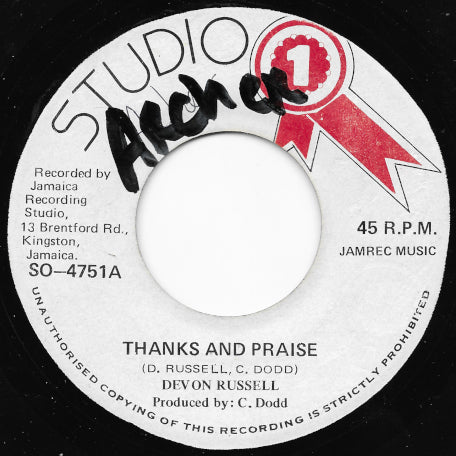 Thanks And Praise / Part 2