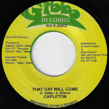 That Day Will Come / Hard Times Riddim
