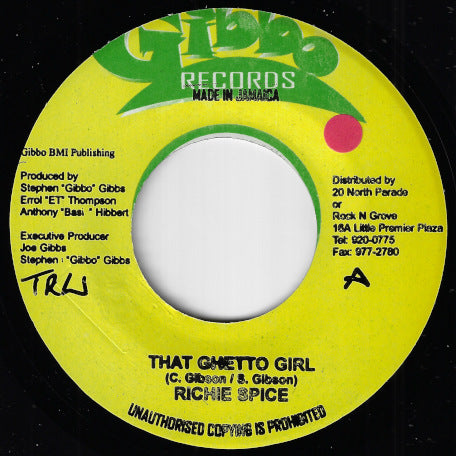 That Ghetto Girl / Hard Times Ver