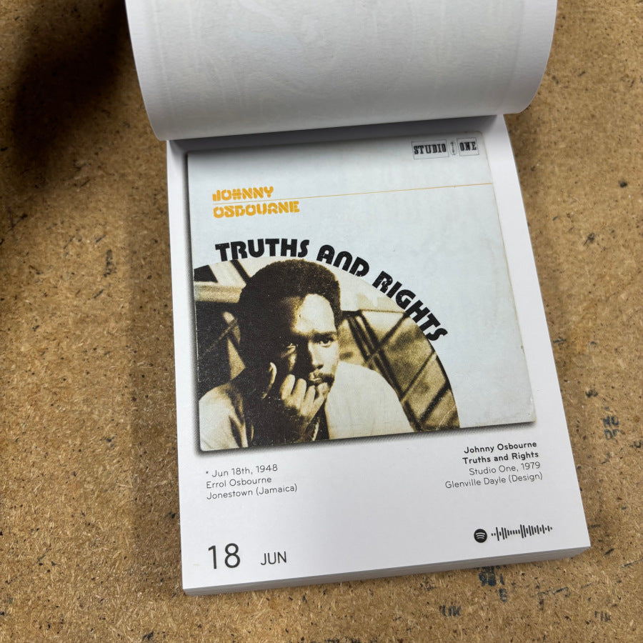 The Art Of Reggae Covers - Daily Calender