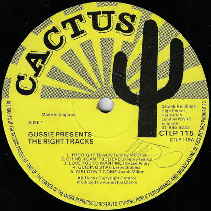Gussie Presenting The Right Tracks