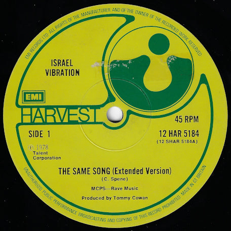 The Same Song (Extended Version) / Weep And Mourn