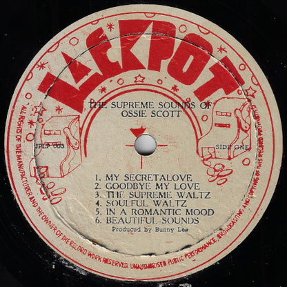 The Supreme Sounds Of Ossie Scott